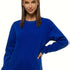 Übergroßes Sweatshirt Damen | Rundhalspullover